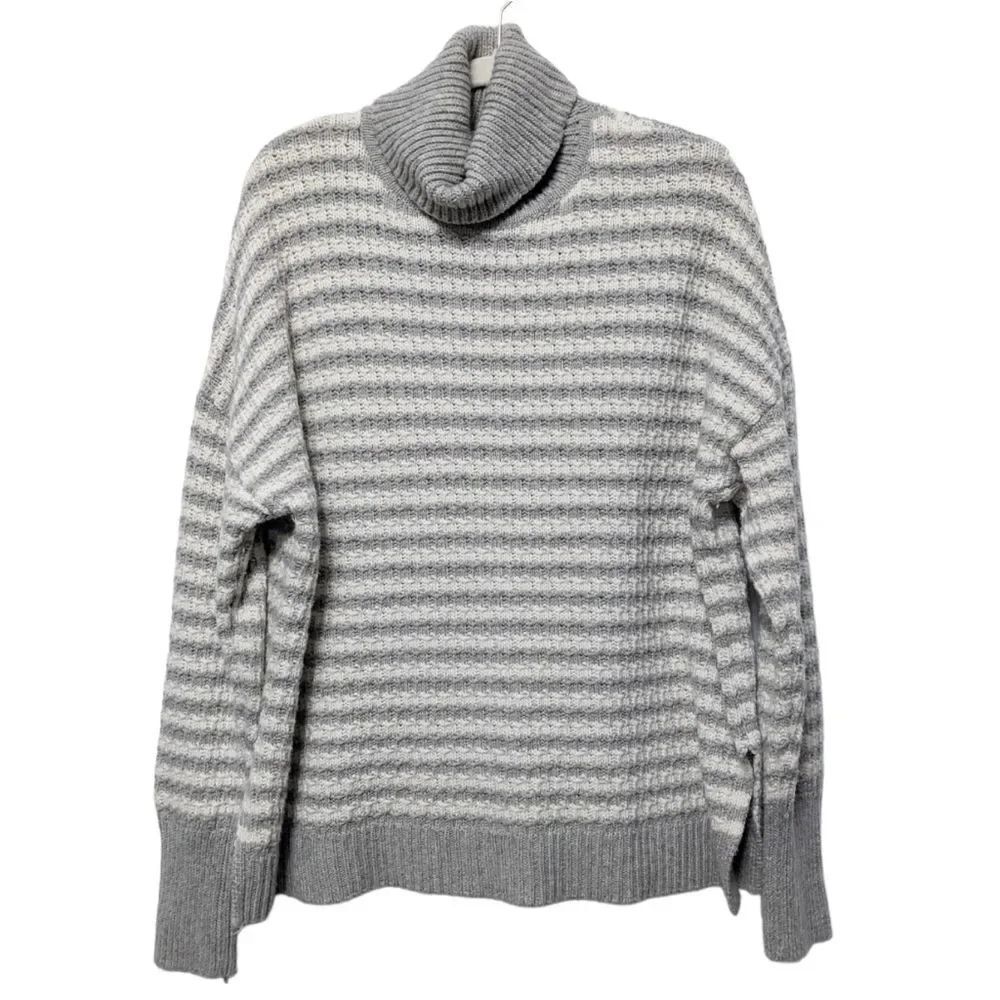 GAP Striped Merino Wool Boxy Turtleneck Sweater XL